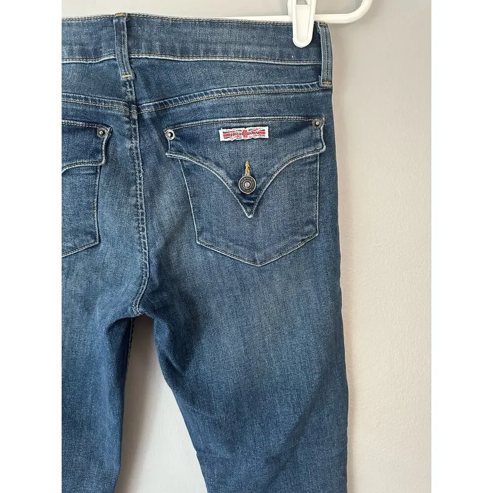 Hudson Women’s Baraca Straight Crop Cuffed Jeans Size 26 - Picture 5 of 7